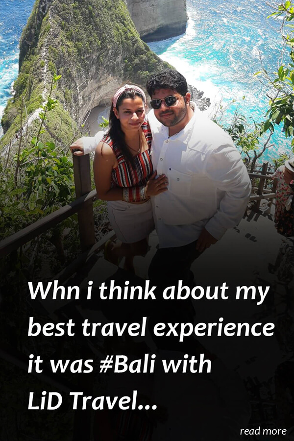 bali honeymoon tour experience with LiD travel